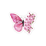 Butterfly and flower stickers