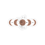 Star sign and moon stickers