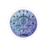 Star sign and moon stickers