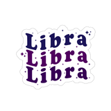 Star sign and moon stickers